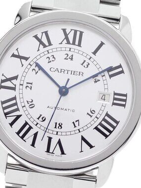 CARTIER Ronde Solo de Cartier XL W6701011 Date Automatic Men's Watch_957873